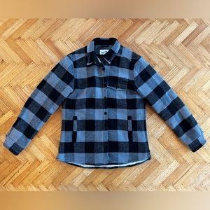 Frank & Oak Flannel Sherpa Jacket